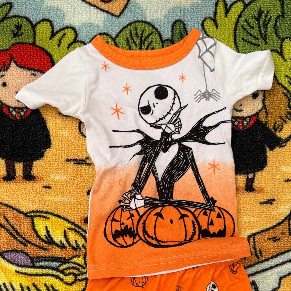 Kids Halloween Themed Two Piece Set - Picture 2 of 7